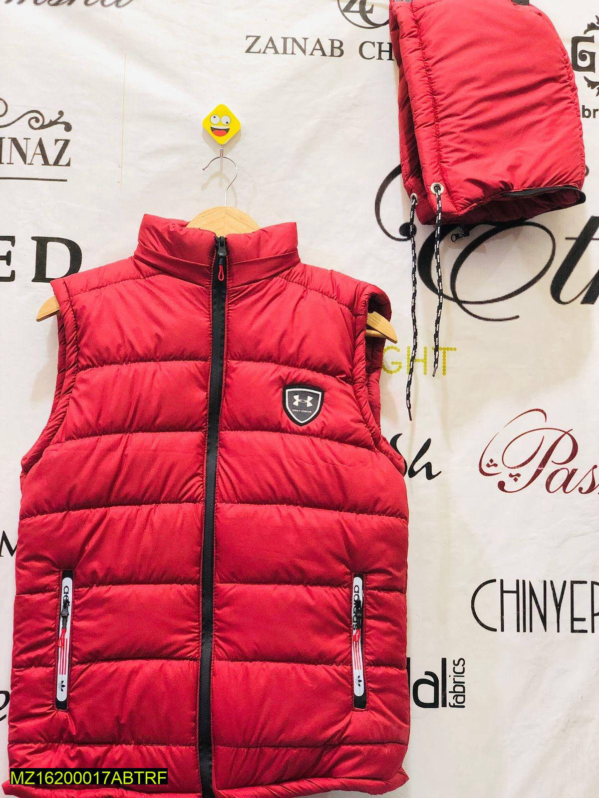 Men Red Under Armour Puffer Vest XL