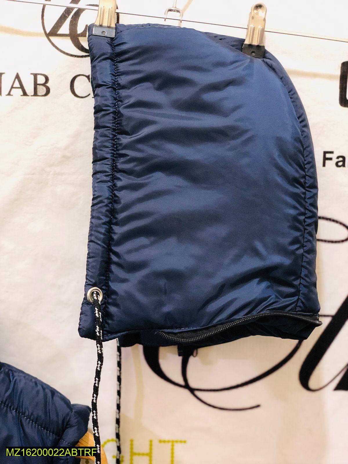 Men Navy Parachute Puffer Vest Sleeveless Winter Warm