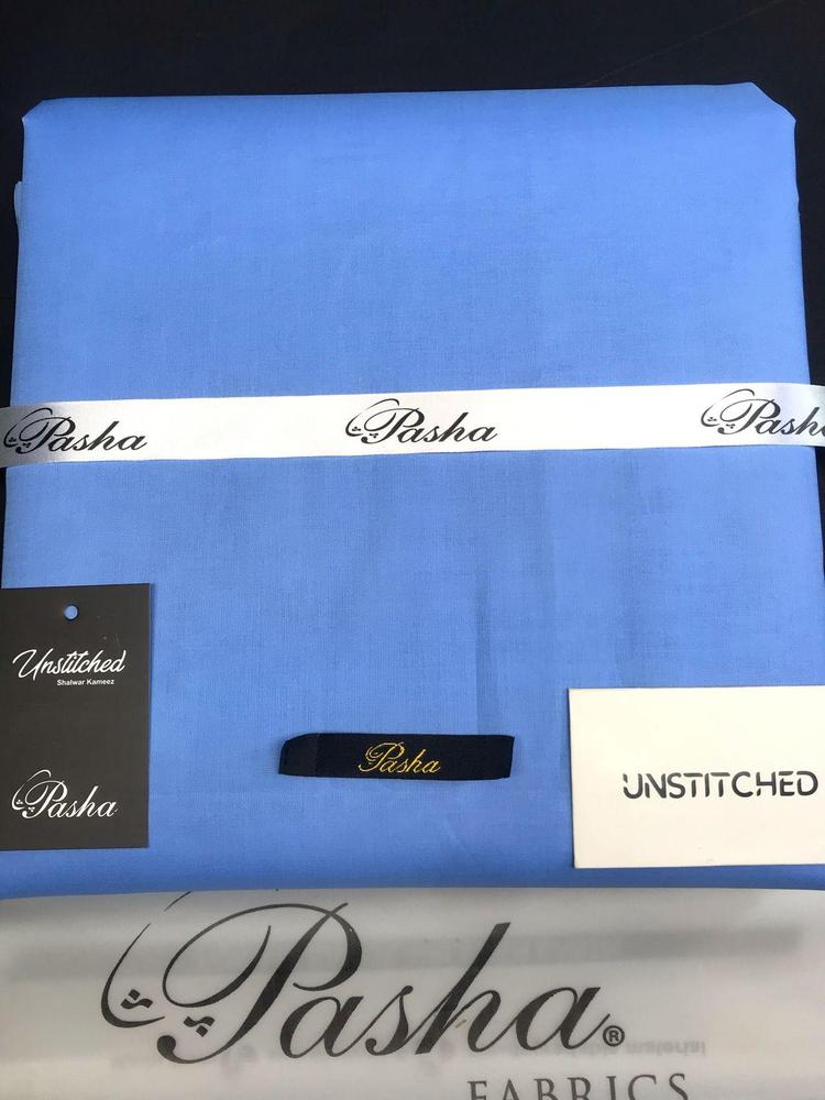 Men's Unstitched Cotton Suit Blue 4.5m