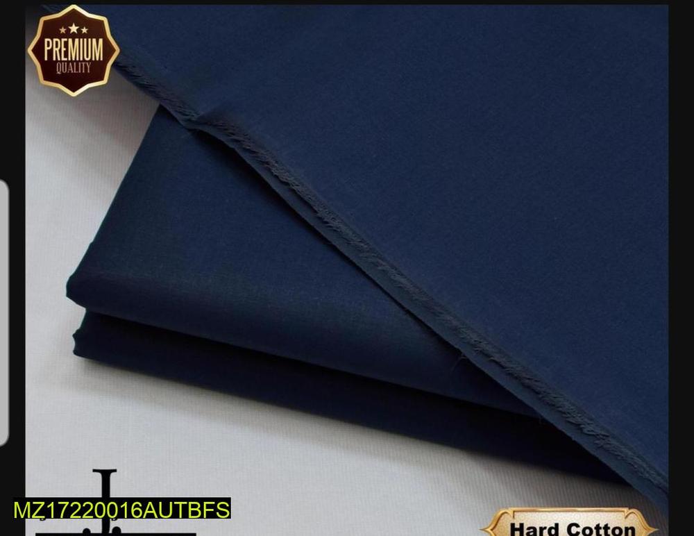 Men's Navy Blue Hard Cotton Suit 4.5m