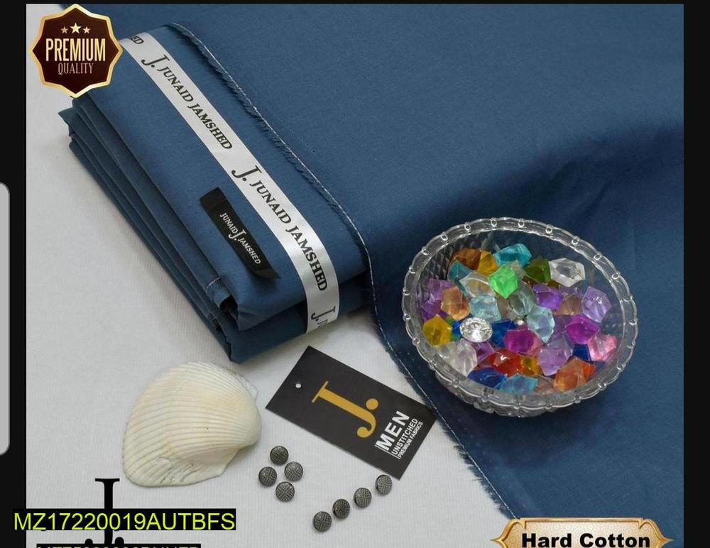 Men Hard Cotton Suit Eid Wedding Formal Unstitched