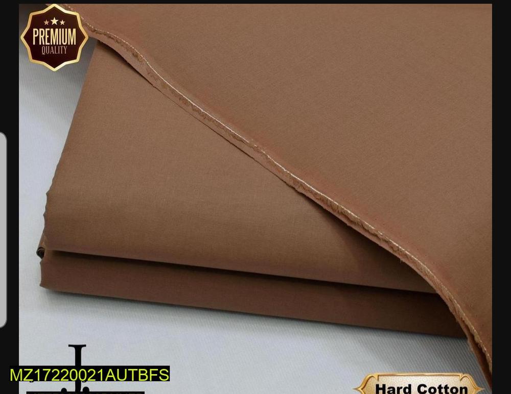Men's Hard Cotton Plain Suit Brown 4.5m