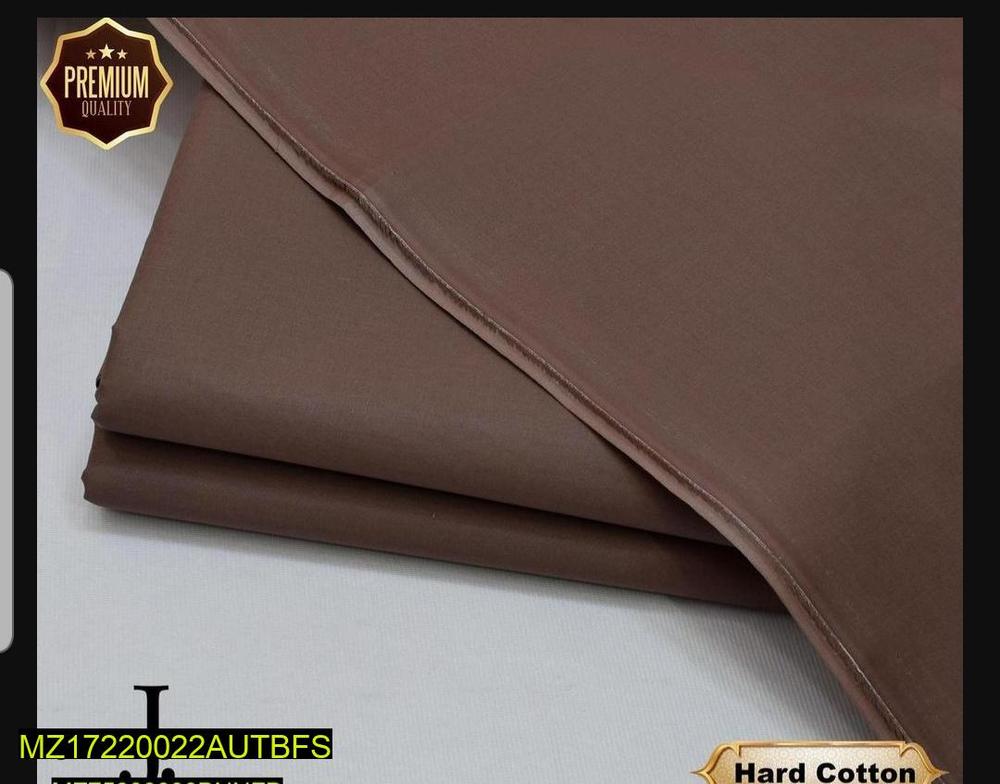 Men's Hard Cotton Plain Suit Brown 4.5m