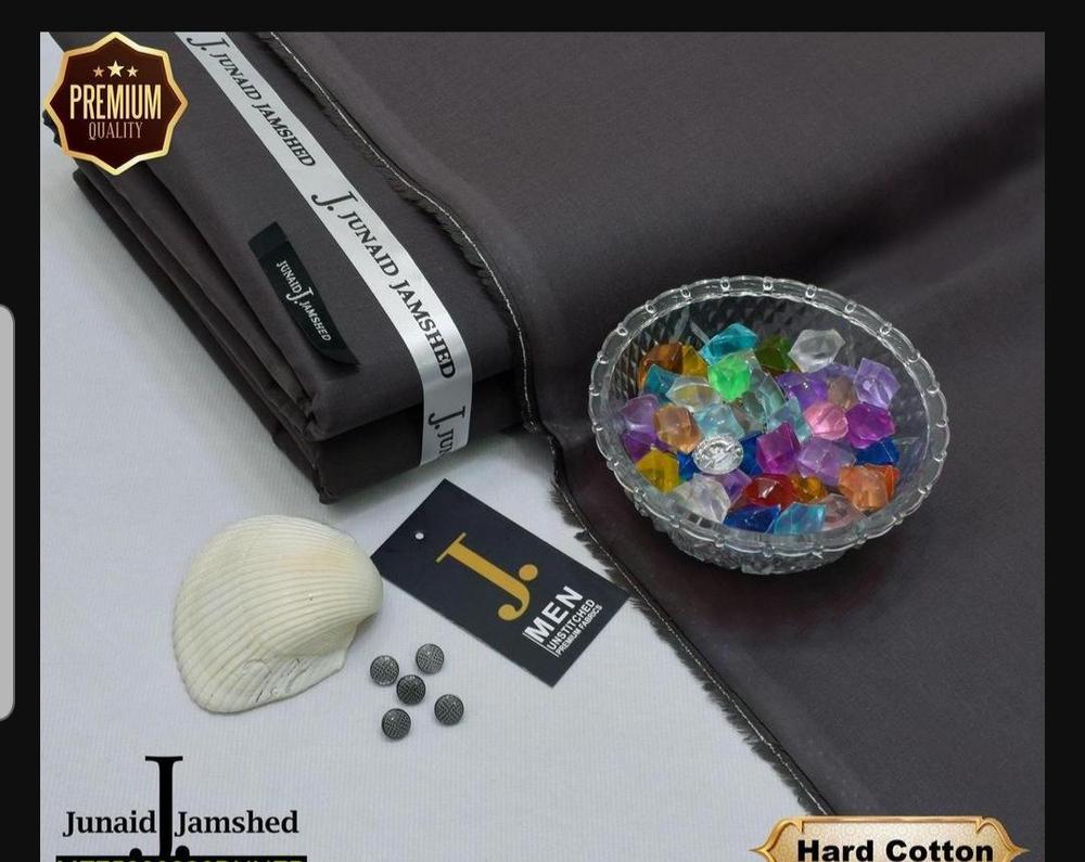 Men’s Unstitched Cotton Plain Suit