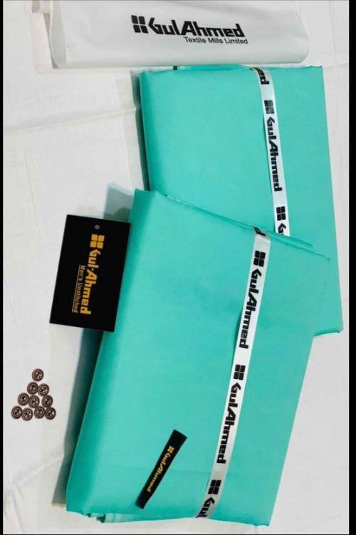 Men’s Unstitched Cotton Plain Suit