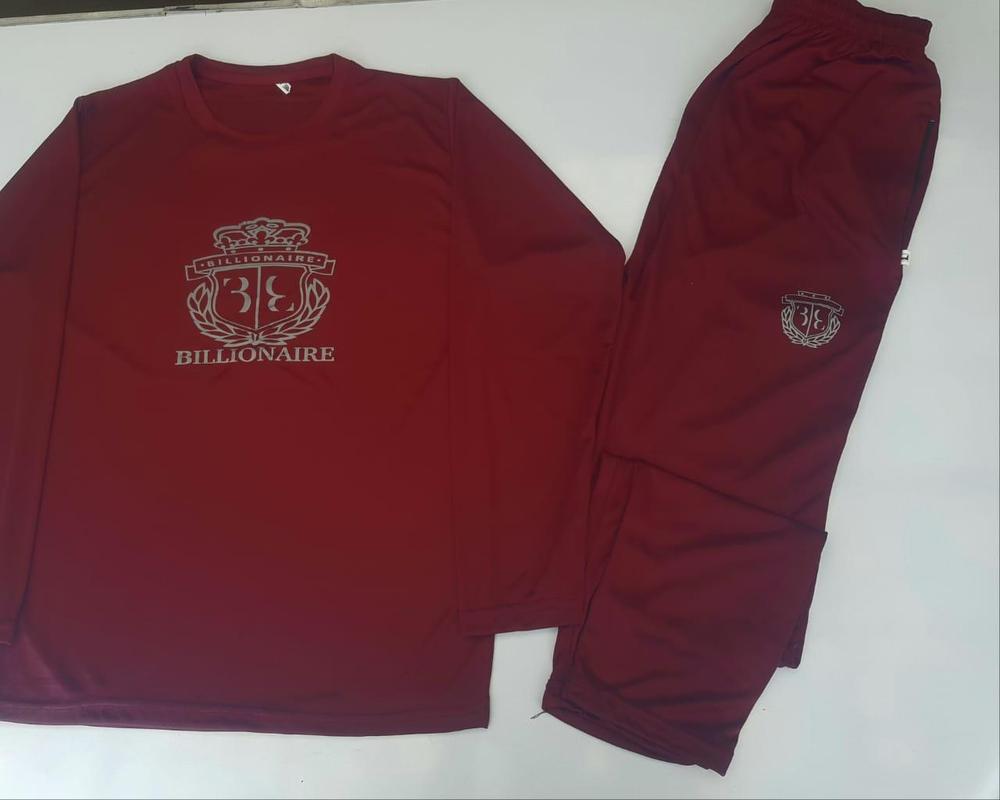 Men's Micro Interlock Printed Track Suit