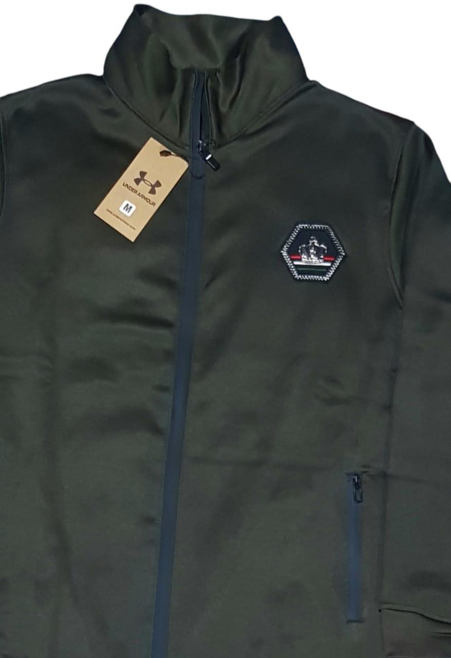 Men Dri Fit Track Suit Black Hooded 2-Piece Set
