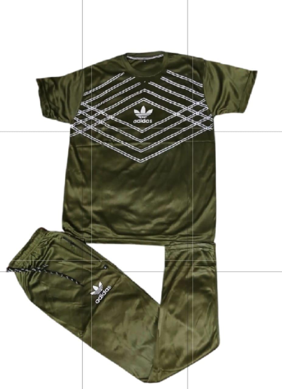 2 Pcs Men's Micro Interlock Printed Track Suit