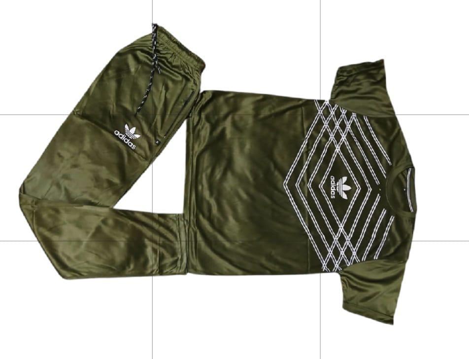Green Adidas Track Suit for Men Medium to XL