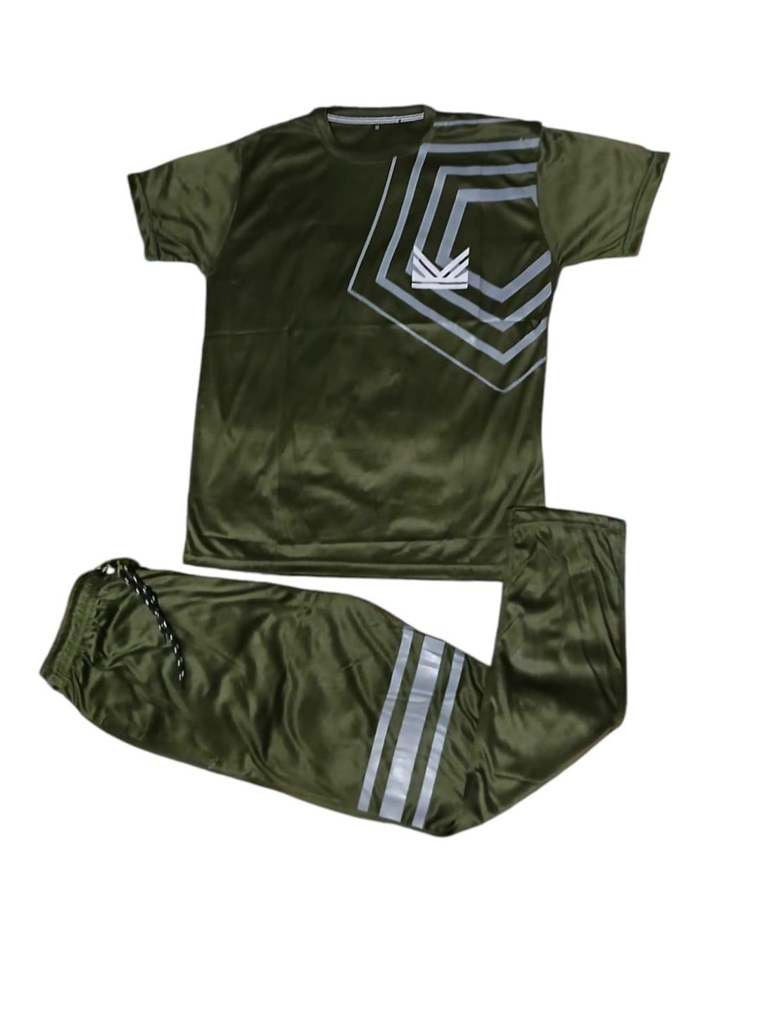 2 Pcs Men's Micro Interlock Printed Track Suit