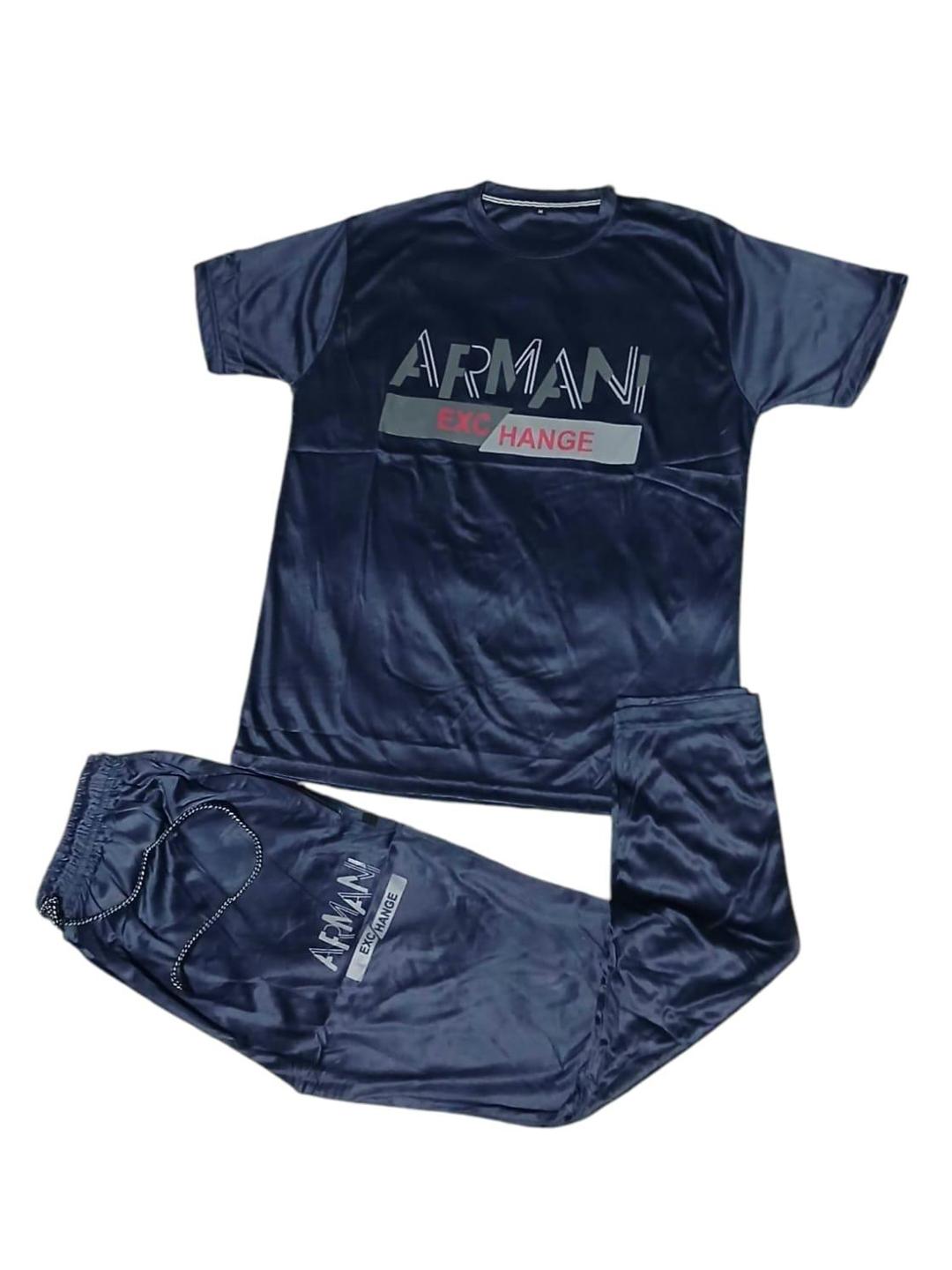 2 Pcs Men's Micro Interlock Printed Track Suit