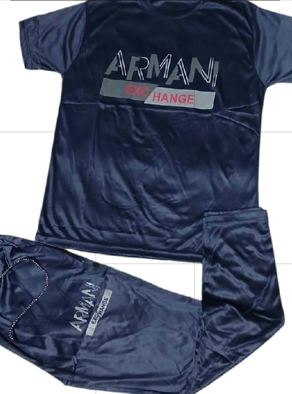 Men's Armani Exchange Track Suit Navy Blue