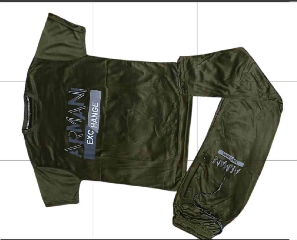 Men Armani Exchange Green Track Suit