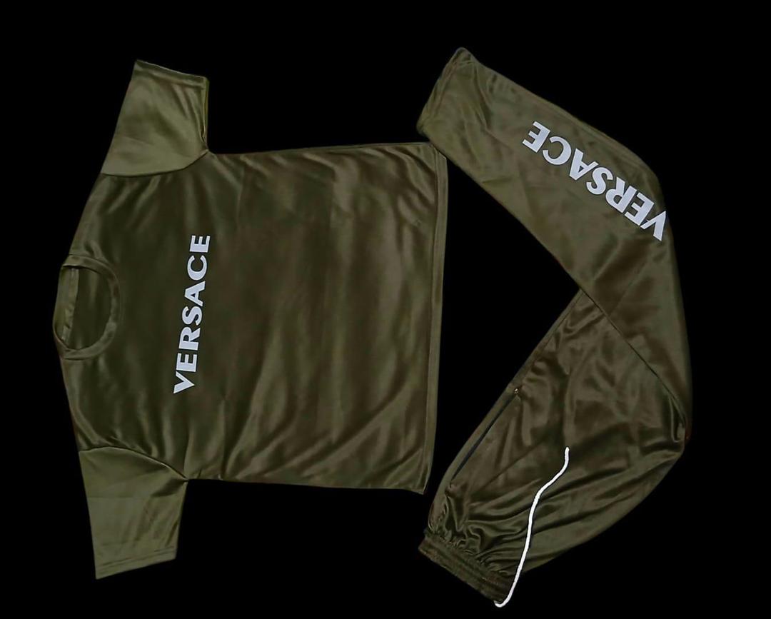 Men Micro Interlock Track Suit Green Medium to XL