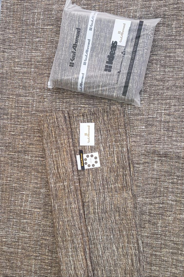 Gul Ahmed Khaddar Suit Men Winter Warm Textured 4M