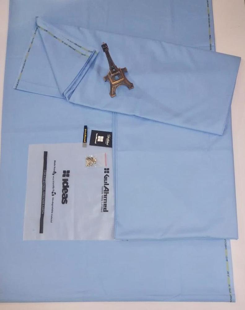 Men's Unstitched Wash And Wear Plain Suit