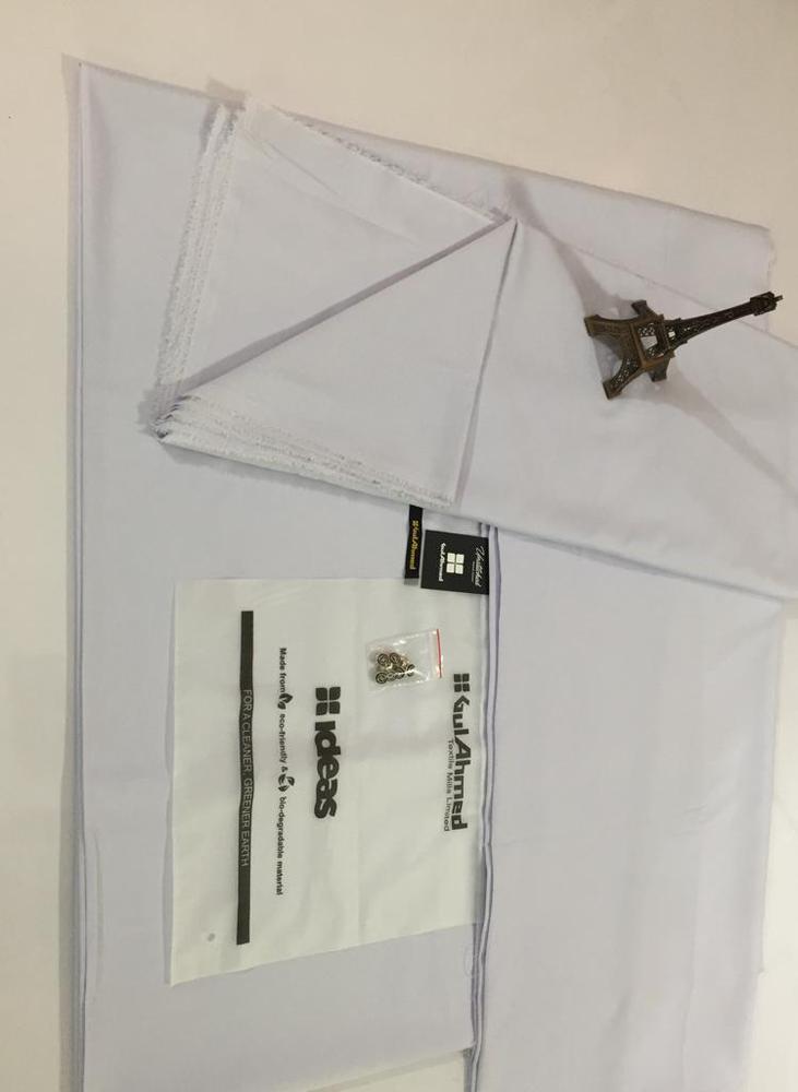 Men's Unstitched Wash And Wear Plain Suit