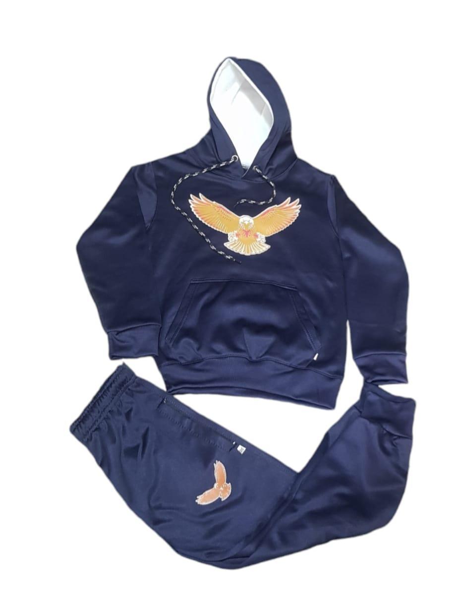 Unisex Fleece Shirt And Trouser Suit - 2 Pcs Set for Ages 5-14