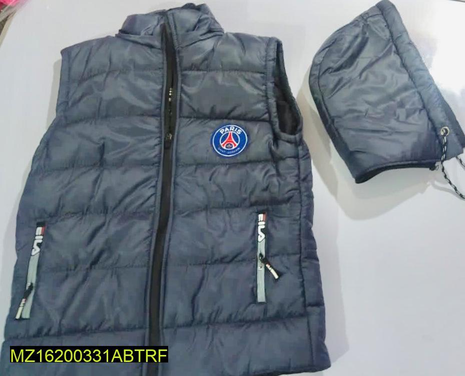 Men's Sleeveless Puffer Vest Paris Saint-Germain Logo