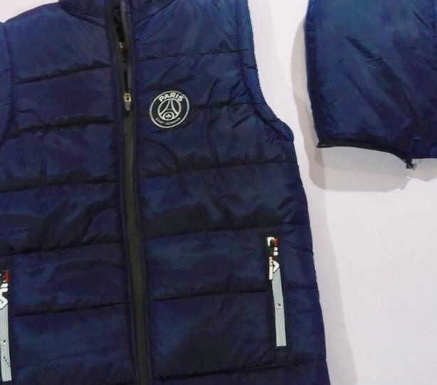 Men's Parachute Puffer Vest Blue