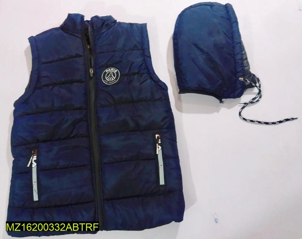 Men's Parachute Puffer Vest Blue