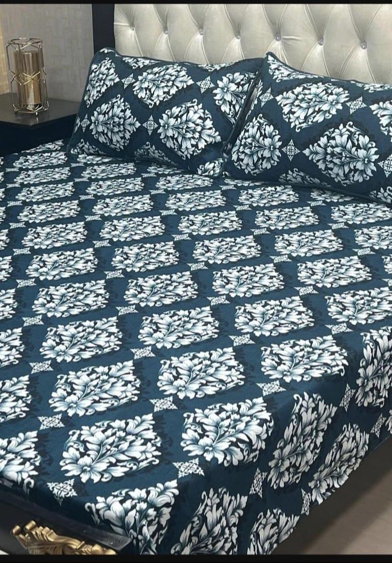 Double Bedsheet Set Crystal Cotton Multicolor 90x97