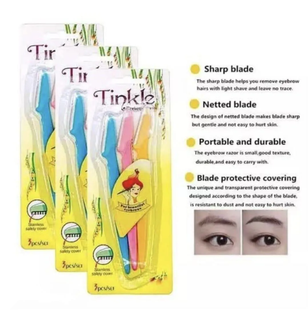 3 Pcs Painless Hair Removal Face Razor for Smooth Skin