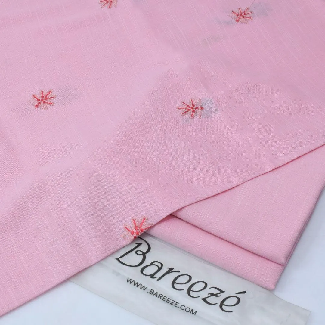 2 Pcs Women's Unstitched Embroidered Suit