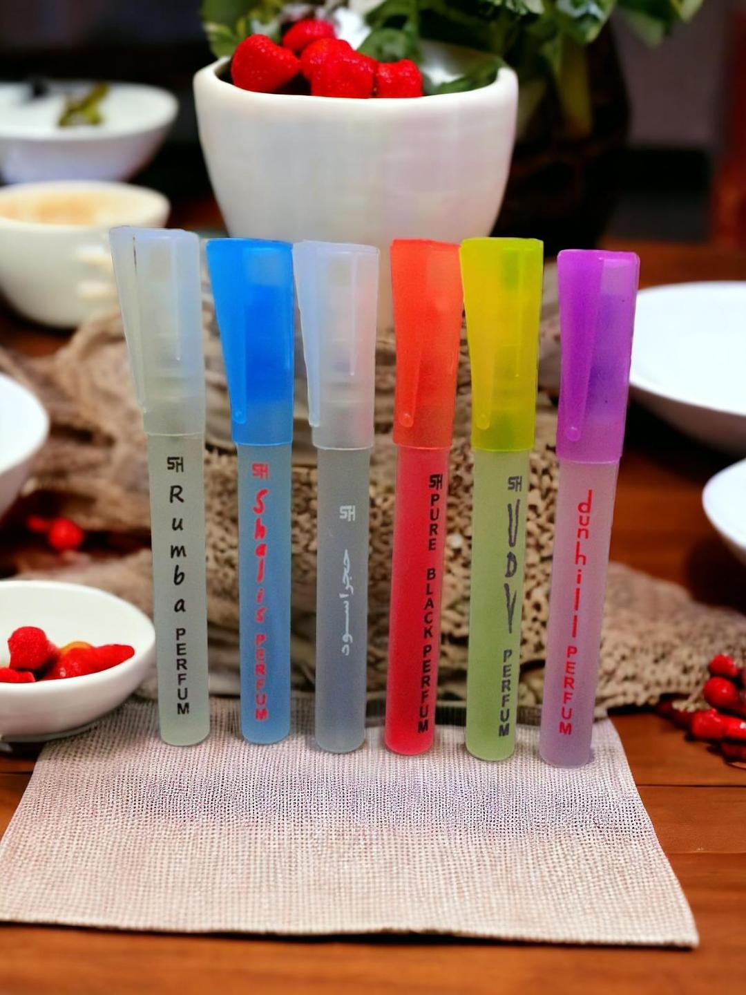 Refreshing Mood Enhancing Pocket Perfume - 6 Pcs Long Lasting Fragrance