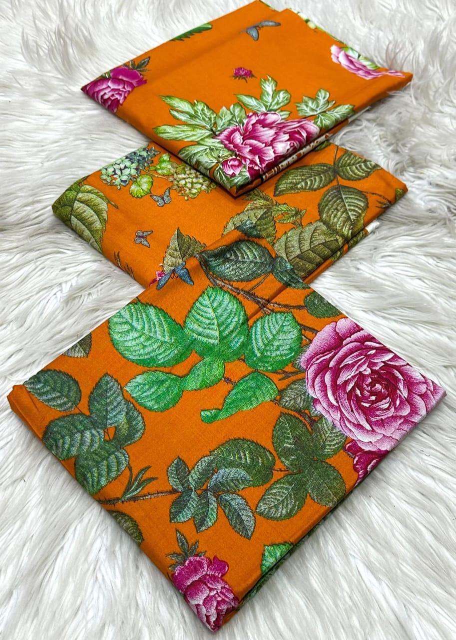 Linen 3piece suit | Maria B. 3piece suit | winter collection | unstitched 3piece | Branded 3piece suit