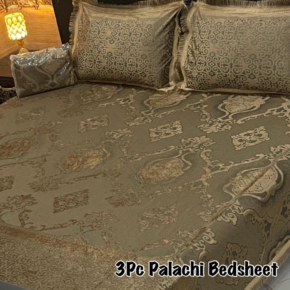 4 Pcs Palachi Embossed Double Bedsheet