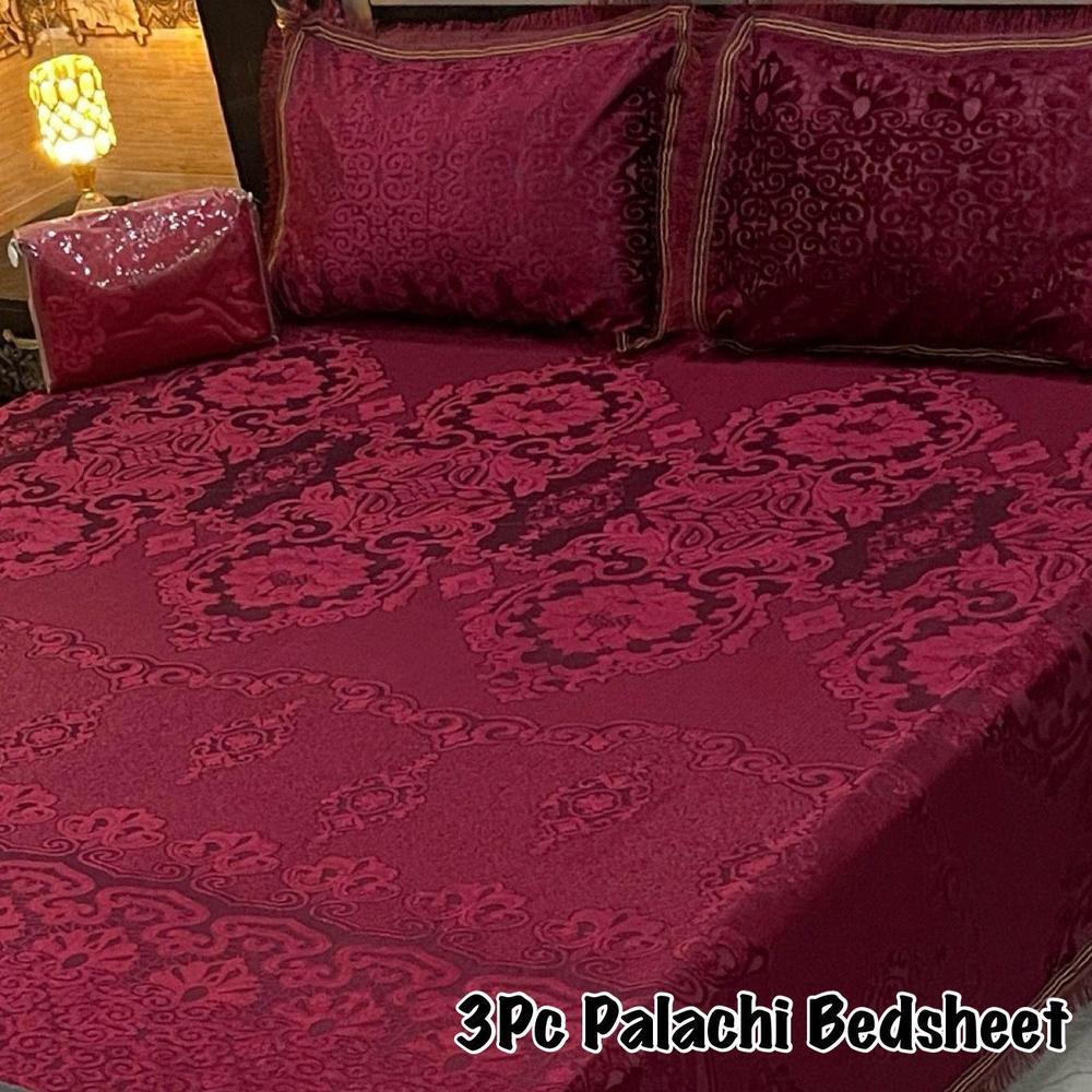 4 Pcs Palachi Embossed Double Bedsheet