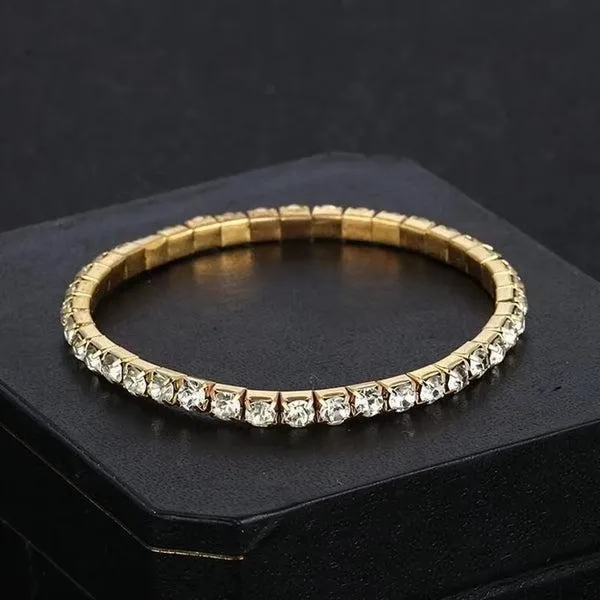 Adjustable Zircon Kara Bracelet