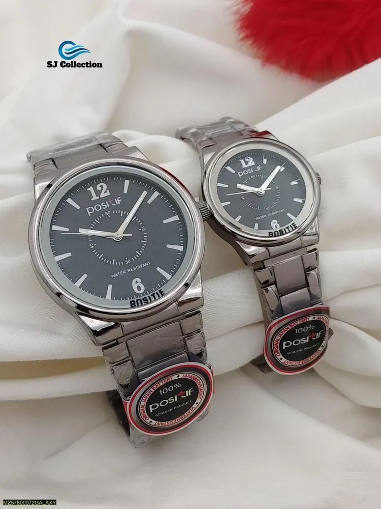 Couple Analouge Watch Water Resistant FW90
