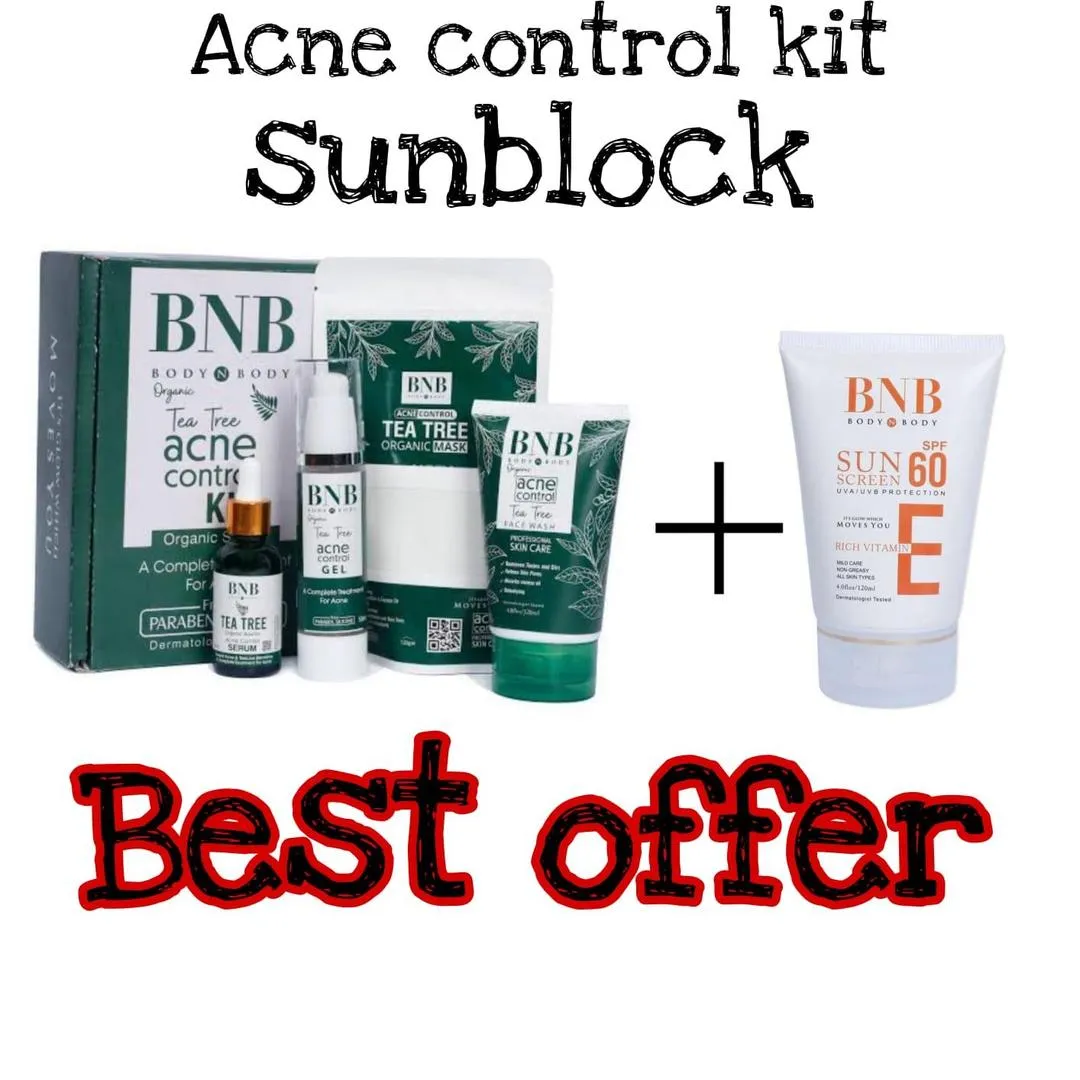 5 in 1 Skincare Bundle - Facial Kit and Sunblock Package