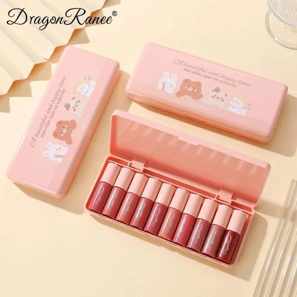 Dragon Ranee 10 Pcs Lip Tint Gloss