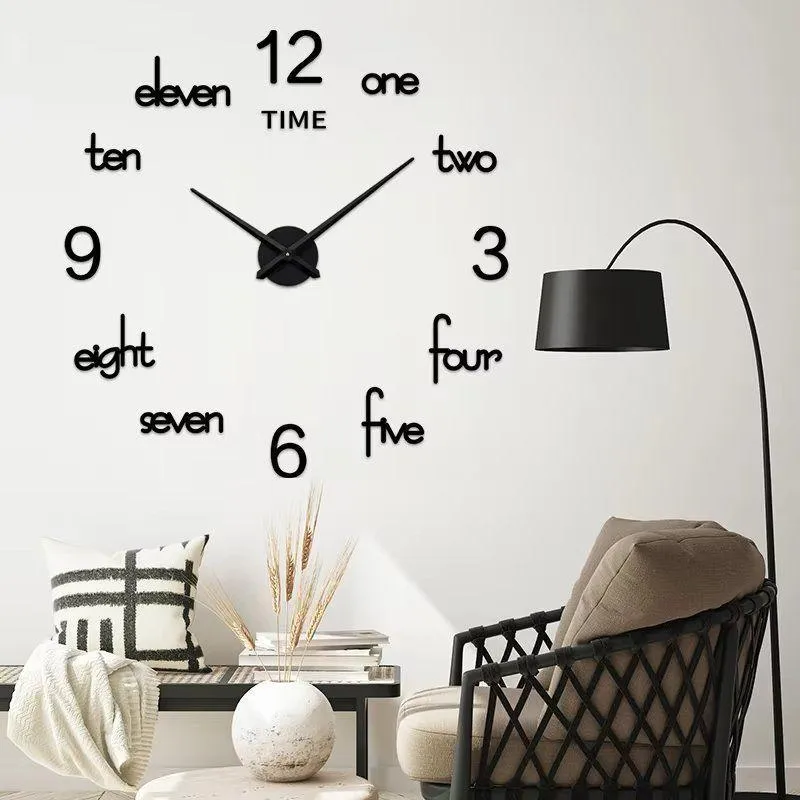 Digits Design 3D Wall Clock