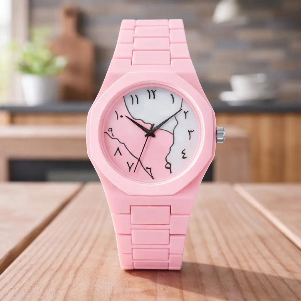 New Pink Aura Watch Ladies Wrist Watch Stylish Analog Watch for Girls & Women