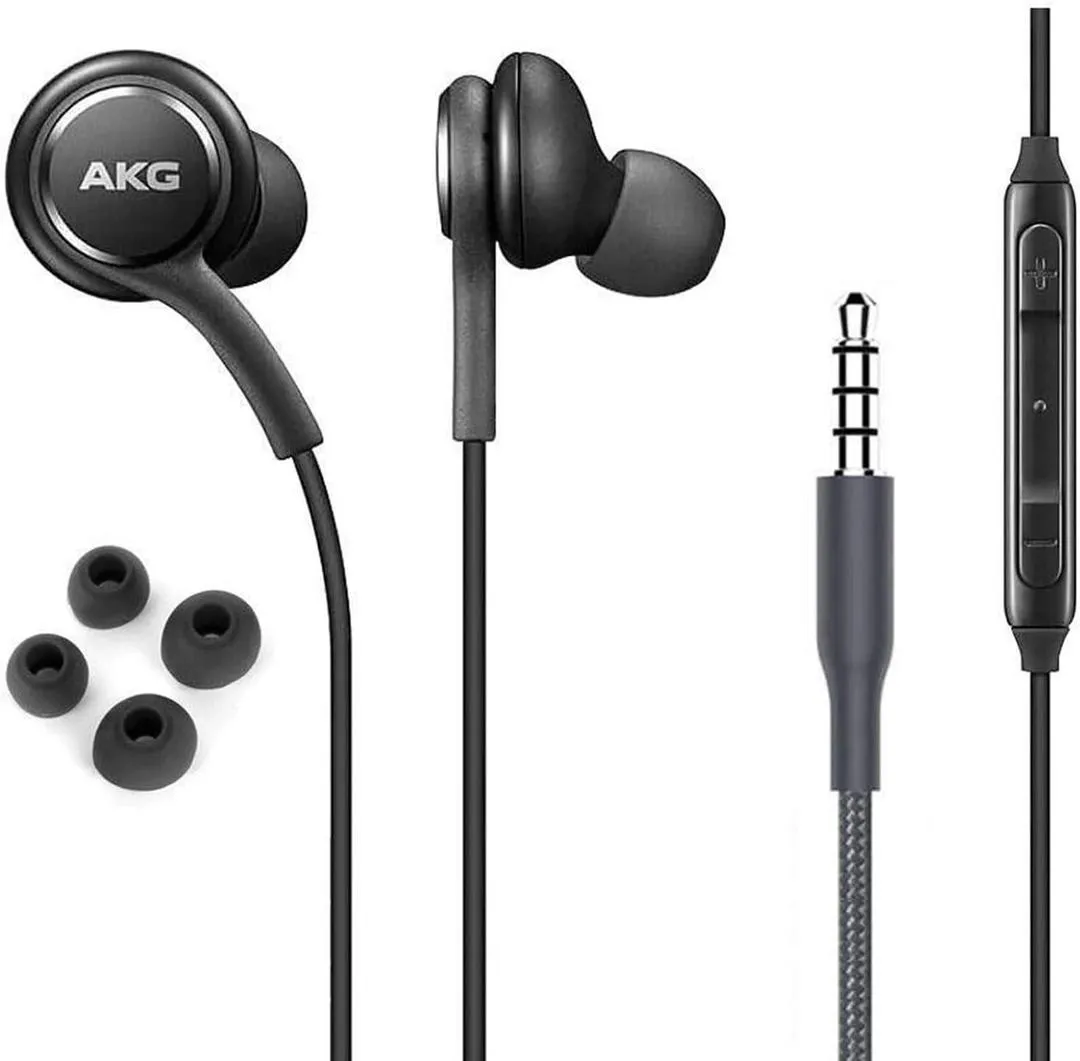 AKG Wired Earphones with Mic Black