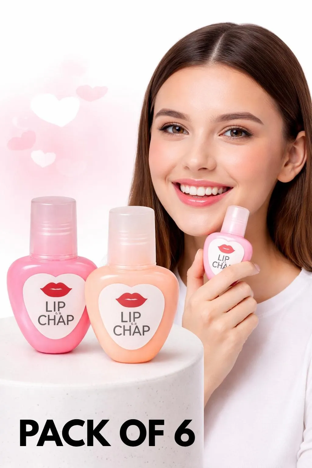 Pack Of 6 Lip & Chap Moisturizing Lip Balm | Soft & Smooth Lips | Prevents Dry & Chapped Lips Baby Lips Lip Balm Beautiful Colours Lip Balm For Women And Girls