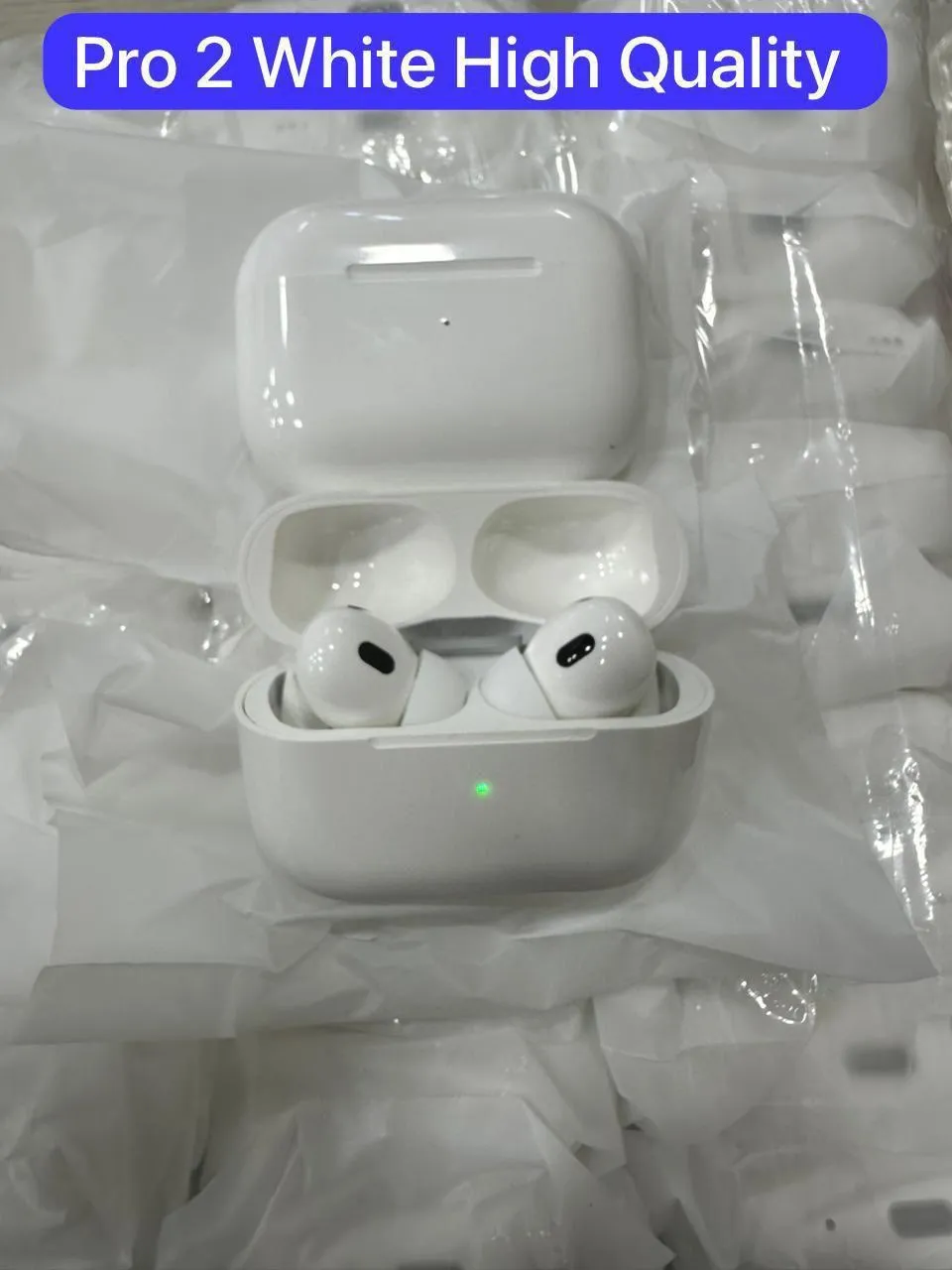 White AirPods Pro 2 Wireless Earbuds with Case