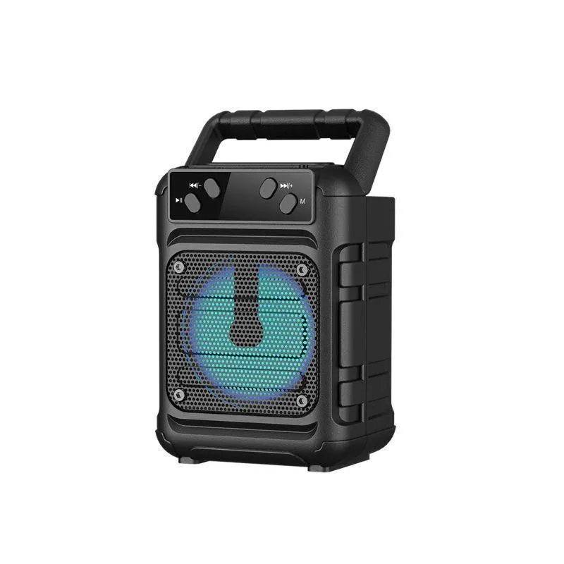Portable Bluetooth Speaker 3" Black FM USB SD