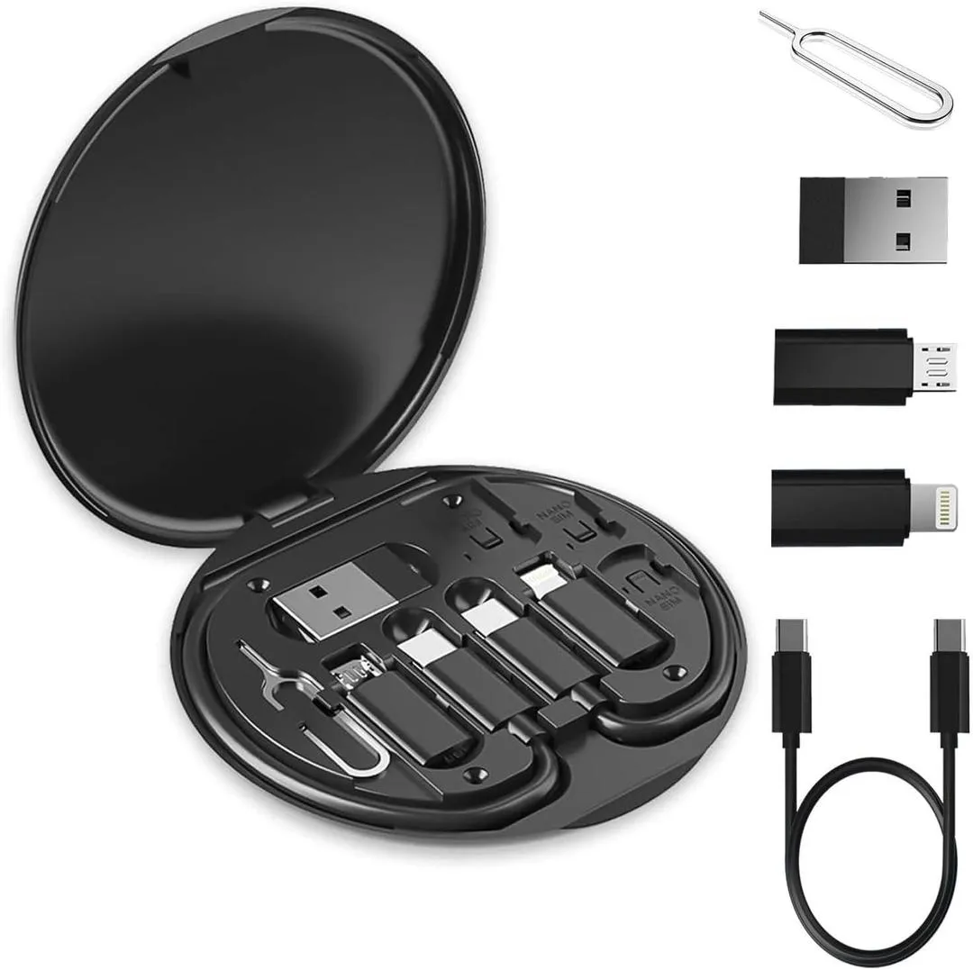 60W Fast Charging Cable Storage Box for iPhone & Android