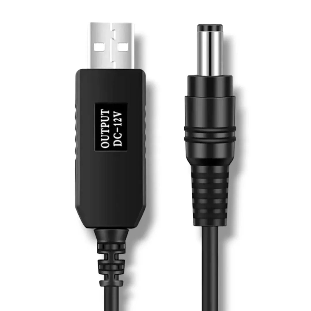 USB to DC 12V Boost Converter Cable for WiFi Router