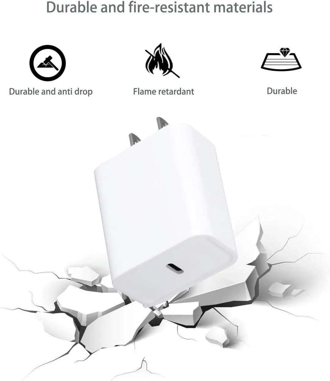 Google Pixel 30W Fast Charging USB-C Adapter White