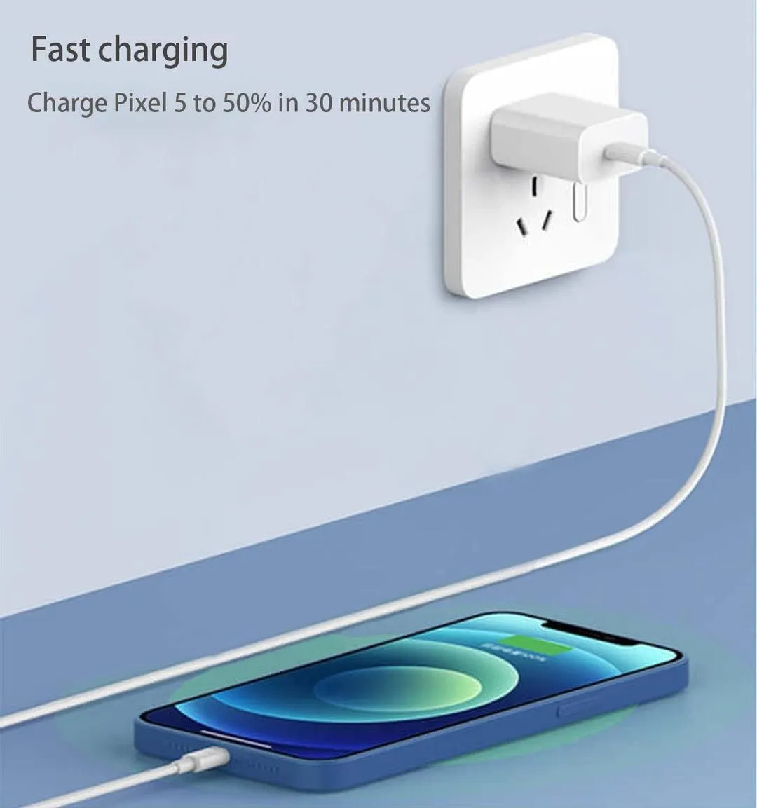 Google Pixel 30W Fast Charging USB-C Adapter White