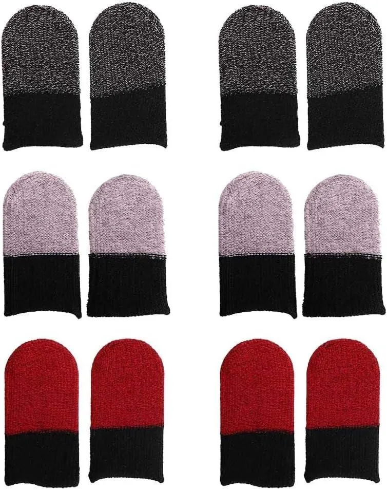 Gaming Finger Sleeves Anti-Sweat Touch Screen Gloves 10 Pcs