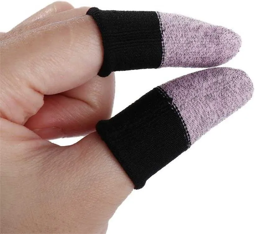 Gaming Thumb Gloves Black 2-Color Anti-Slip Fast Touch