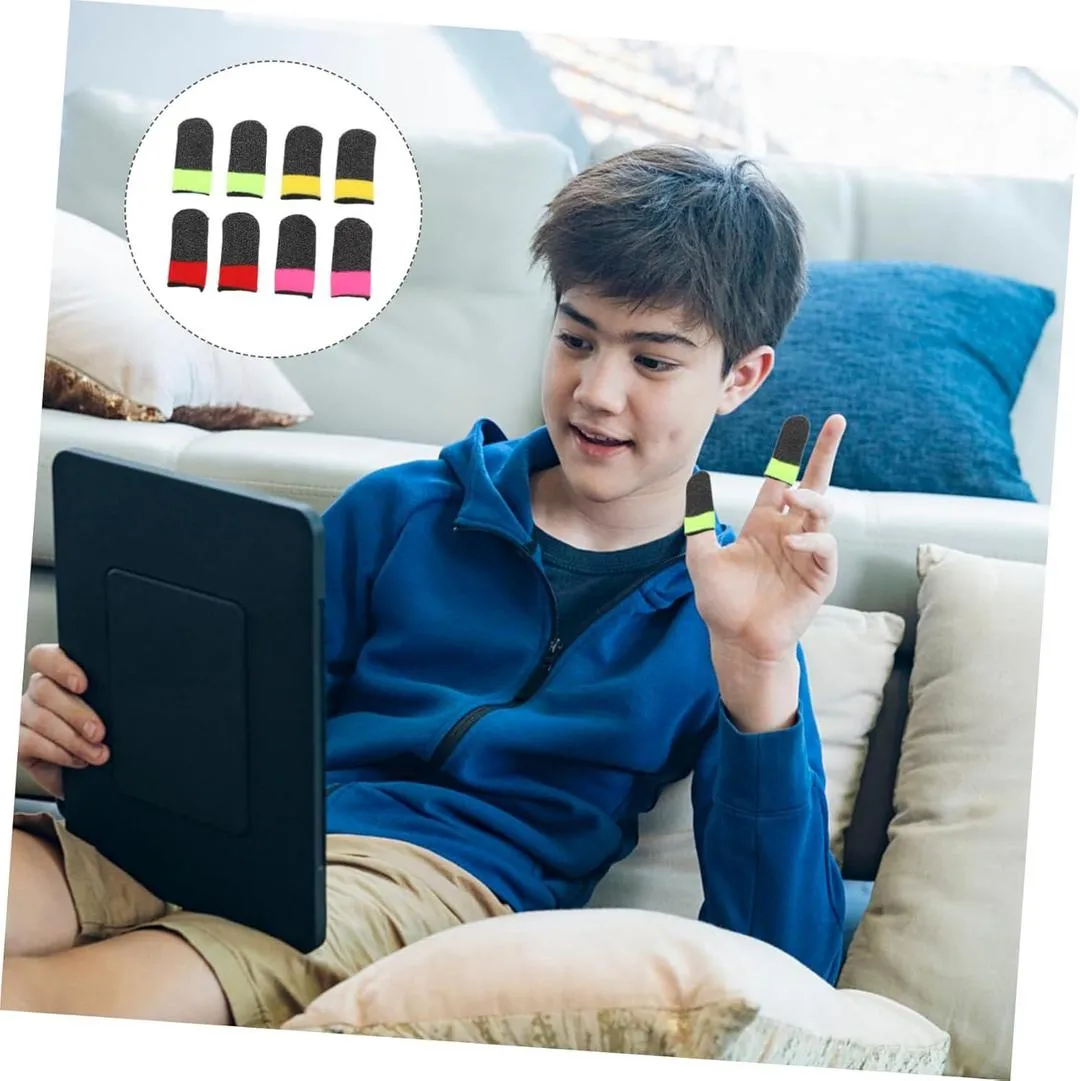 Gaming Thumb Gloves Black 2-Color Fast Touch