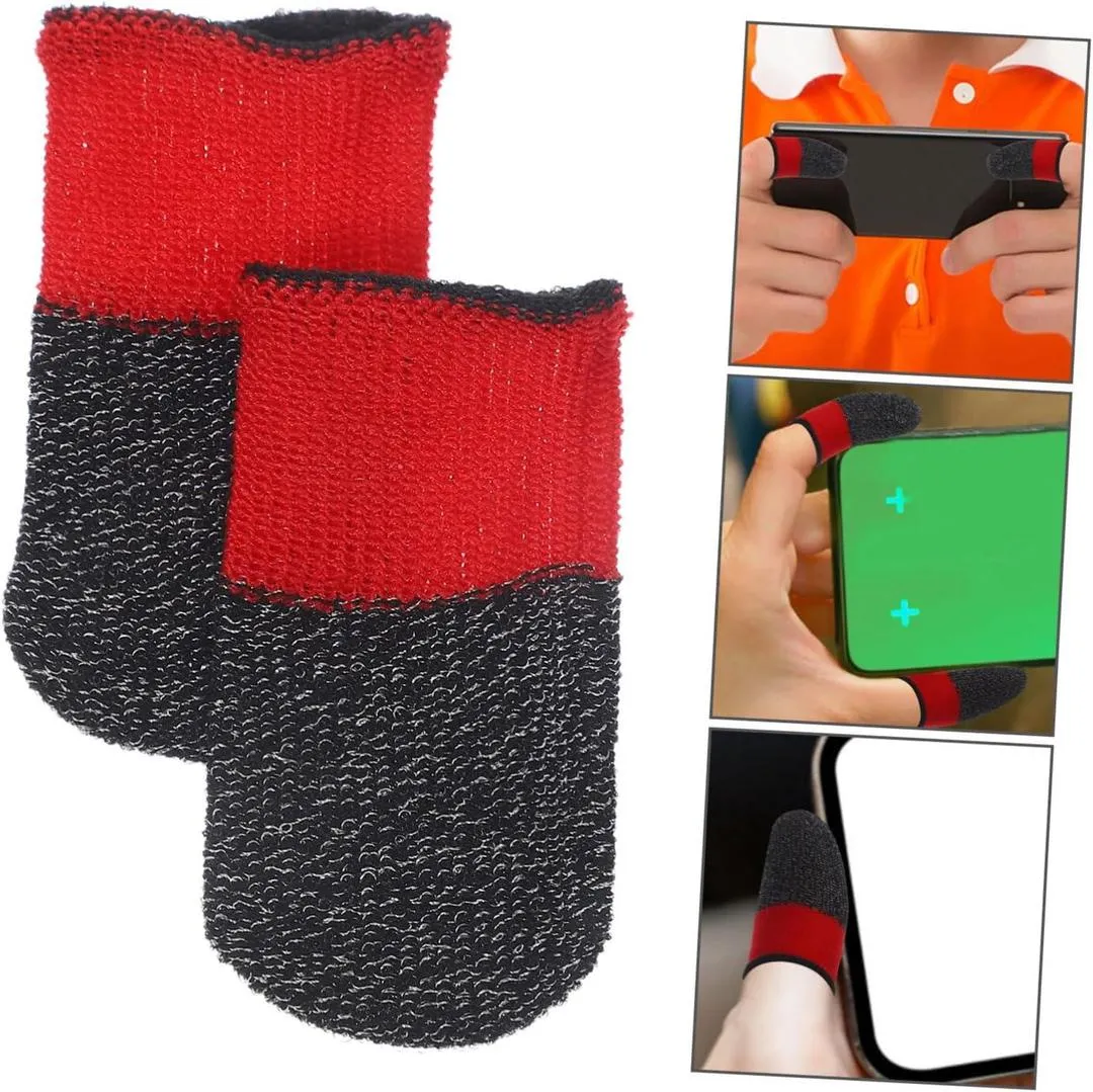 Gaming Thumb Gloves Black 2-Color Fast Touch